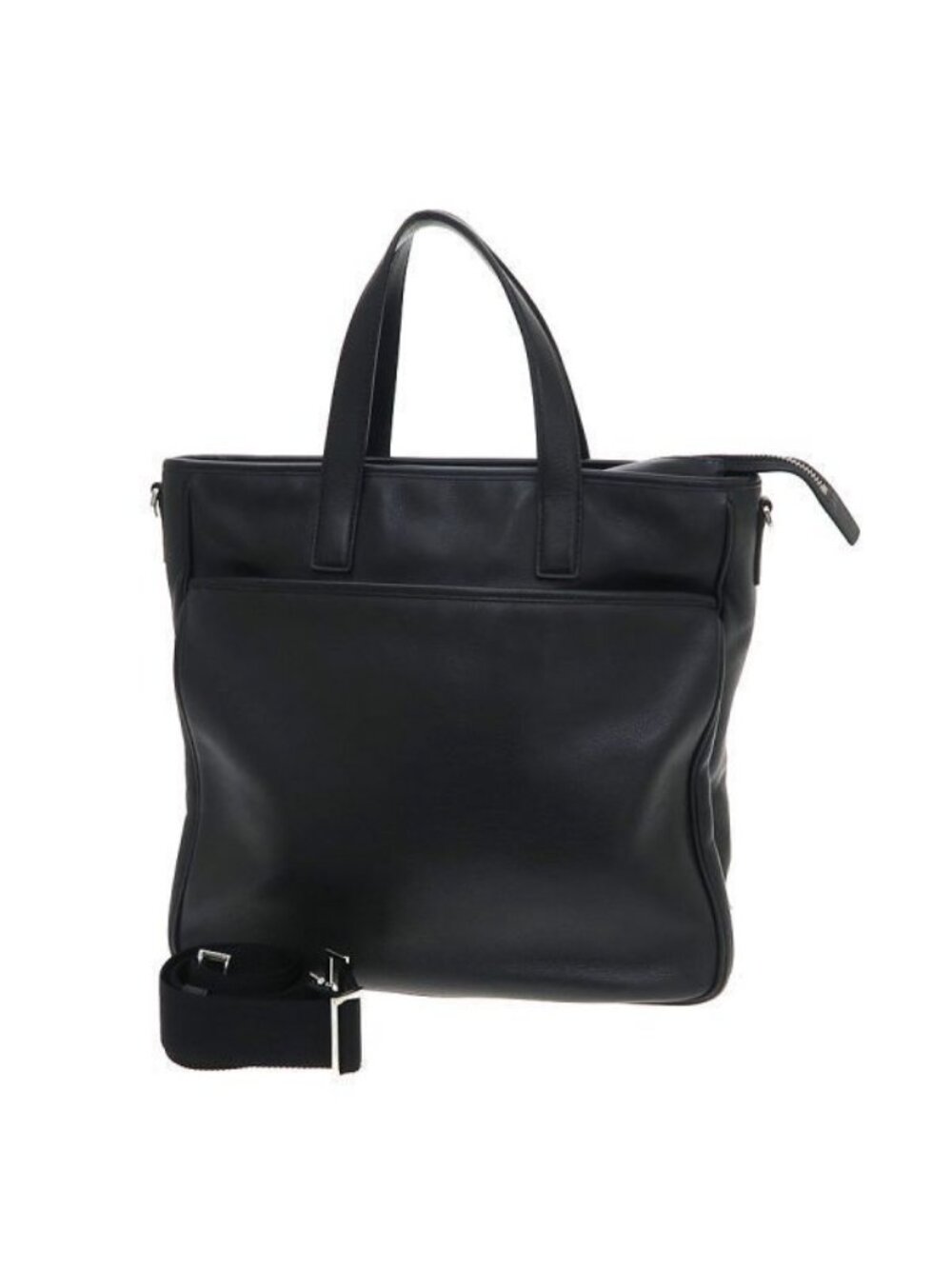 Prada Leather 2-Way Tote Bag